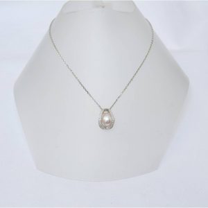 Pendentif Dariane - Perles, diamants et or