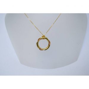 Pendentif Daunia - Or jaune et or rose