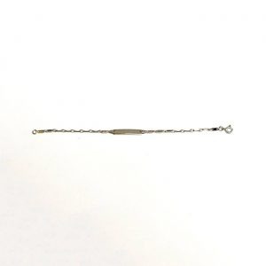 Gourmette Bébé Aïlys - Or blanc