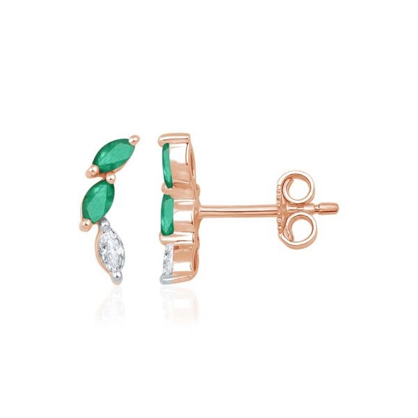 Boucle d'oreille Irène - Or, Pierres précieuses & Diamants