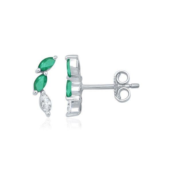 Boucle d'oreille Irène - Or, Pierres précieuses & Diamants