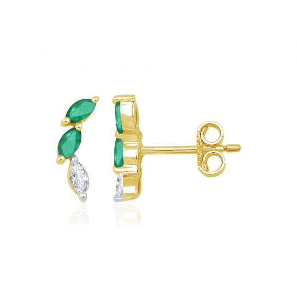 Boucle d'oreille Irène - Or, Pierres précieuses & Diamants