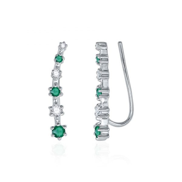 Boucle d’oreille Iris – Or, Pierres précieuses & Diamants