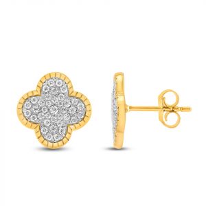 Boucles d'oreilles Isabelle – Or & Diamants