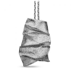 Pendentif Dialou - Argent rhodié noir