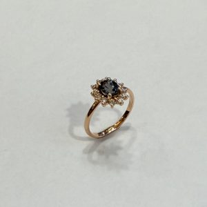 Bague Alice - Saphir Teal