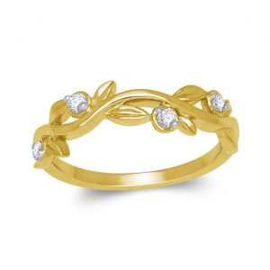 Bague en Or Jaune Hilaria