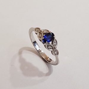 Bague Gatiane - Saphir et Diamants
