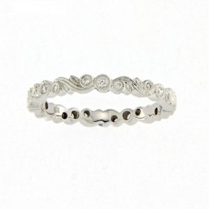 Bague Alliance Baylee- Diamants et or