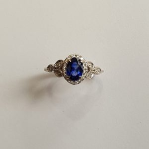 Bague Gabrielie - Saphir et Diamants