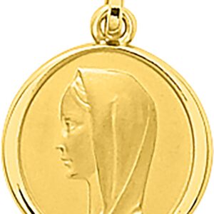 Médaille Vierge Gardien en or jaune 750/000